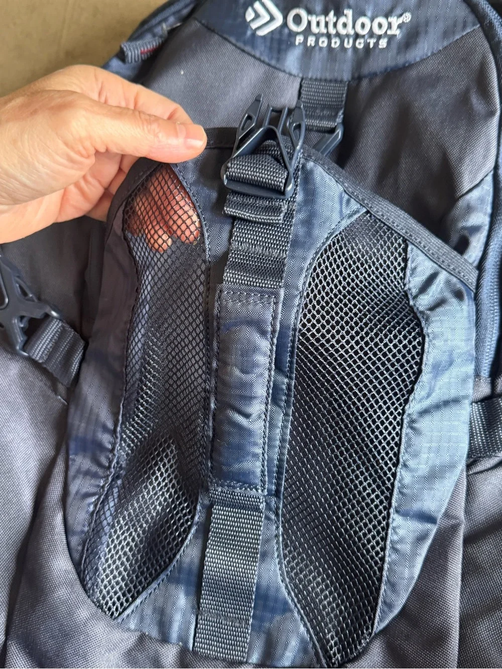 Outdoor Products Navy Blue 30L Backpack with Waist/Hip Belt